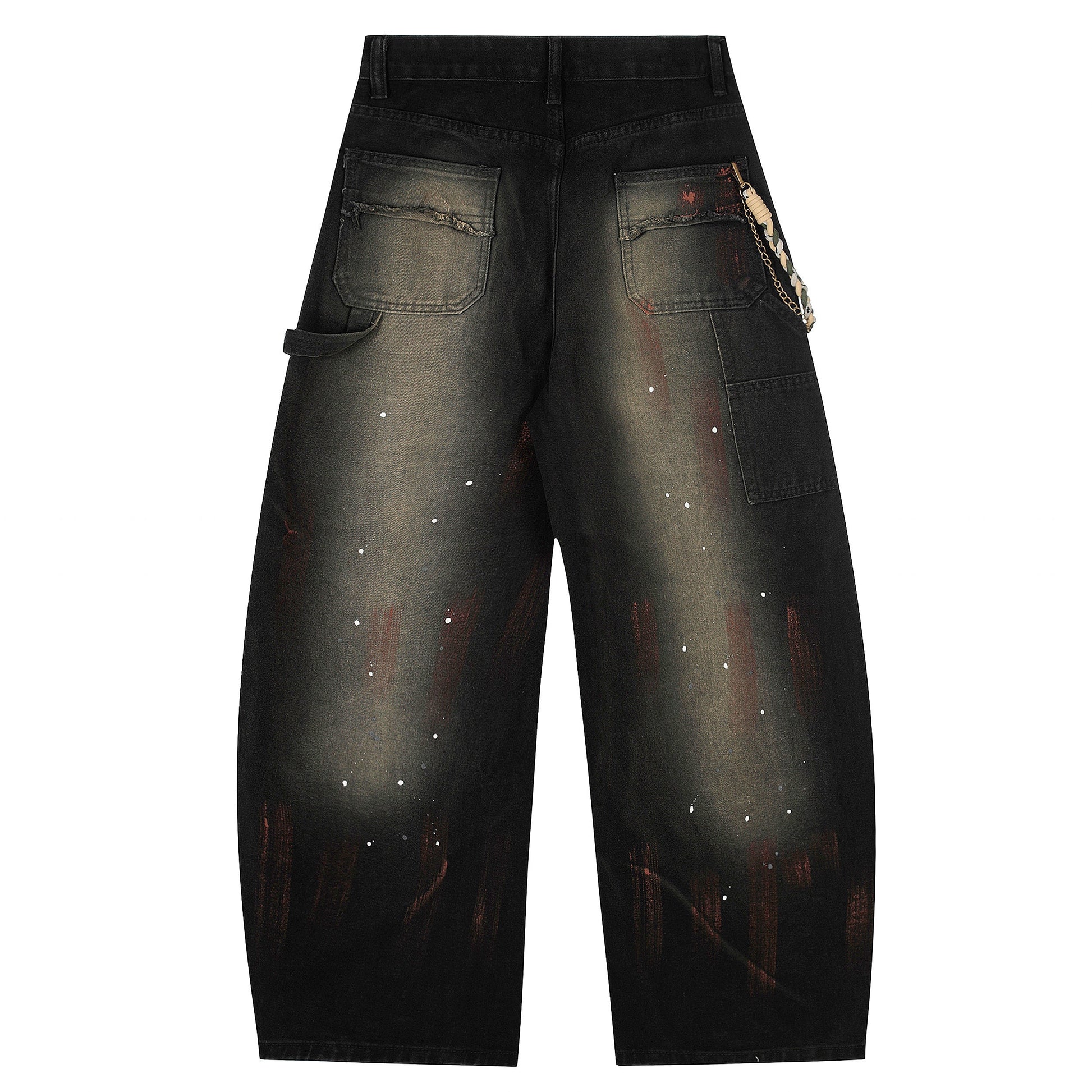Midnight Fade | Oversized Vintage Wash Jeans - Luxuryurbanwear