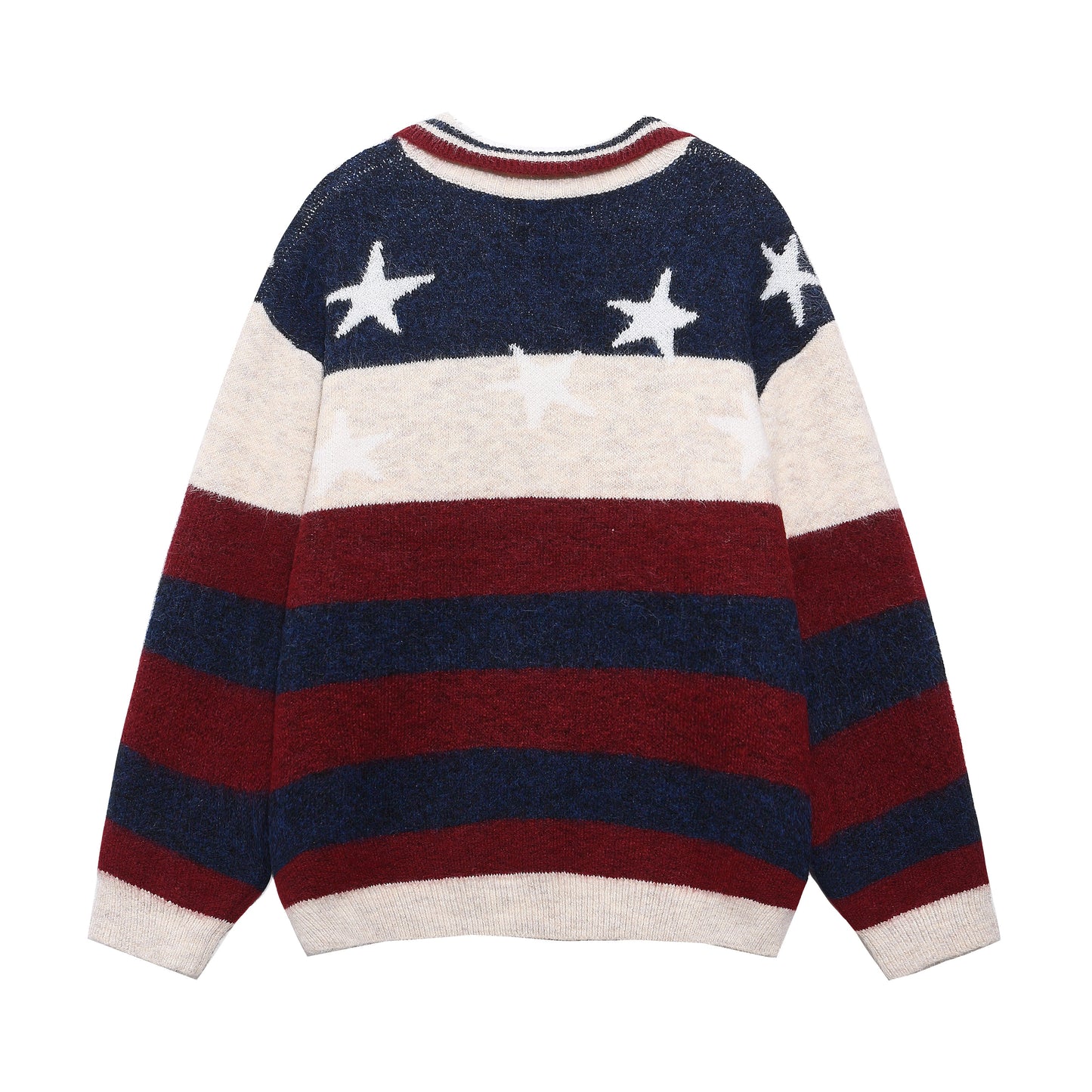 Varsity Spirit | Knit Stripe Number Sweater - Luxuryurbanwear
