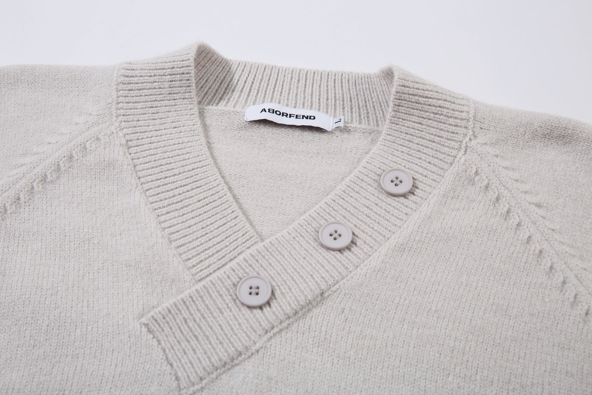 Varsity Button | Mock Neck Knit Sweater - Luxuryurbanwear