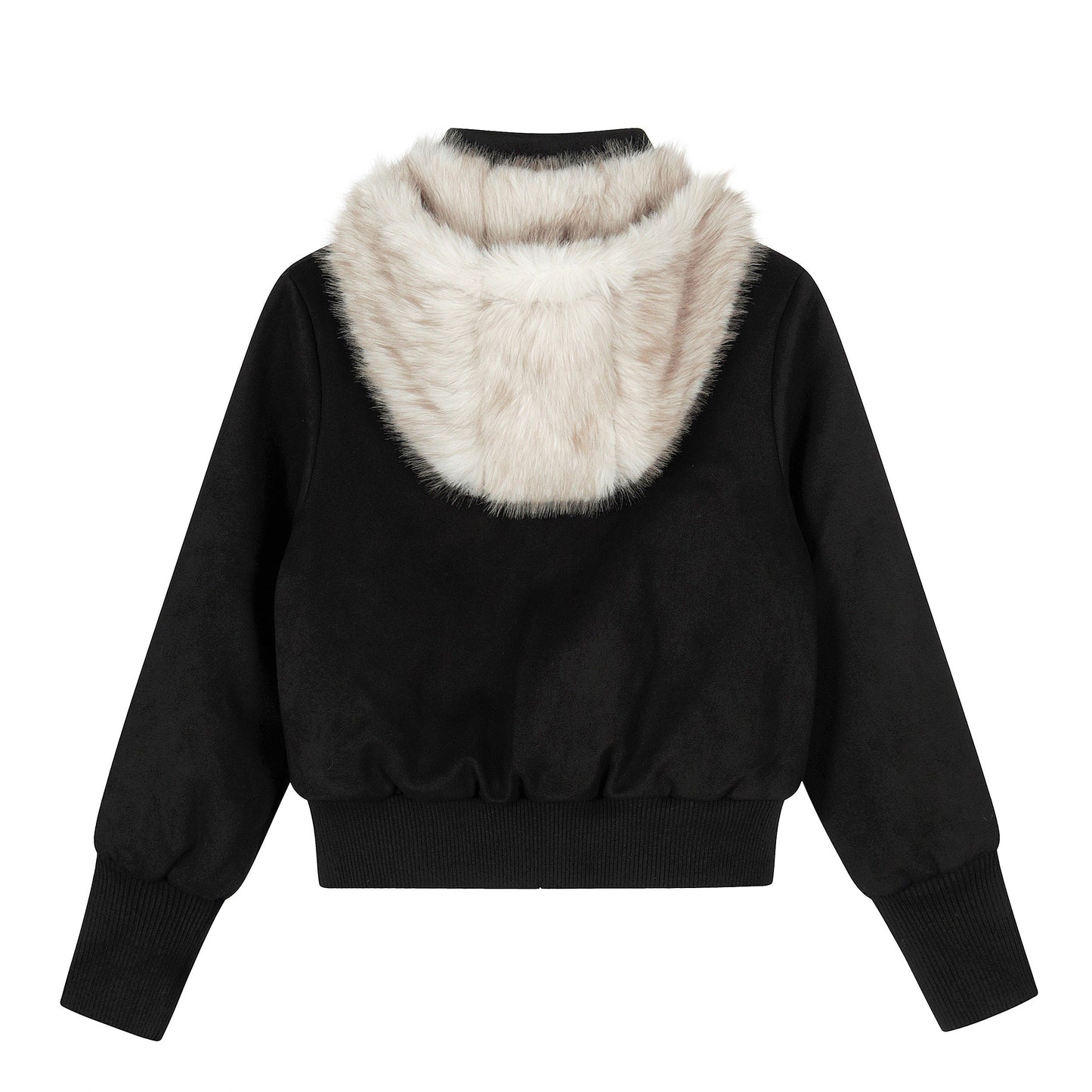 Urban Luxe | Bomber Jacket with Faux Fur Trim - Luxuryurbanwear