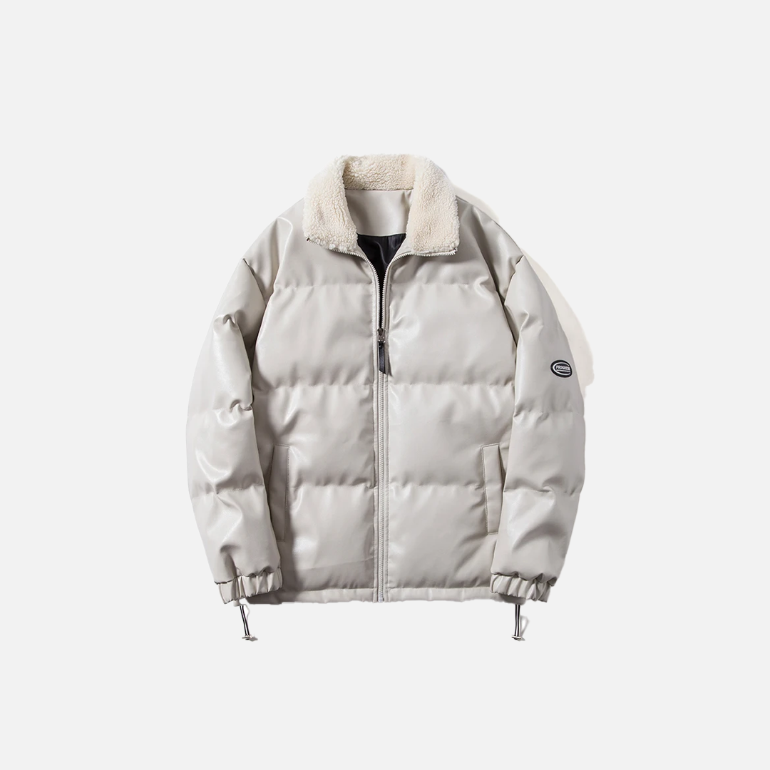 Stylish Winter Fur Collar Parka Puffer Jacket - Luxuryurbanwear