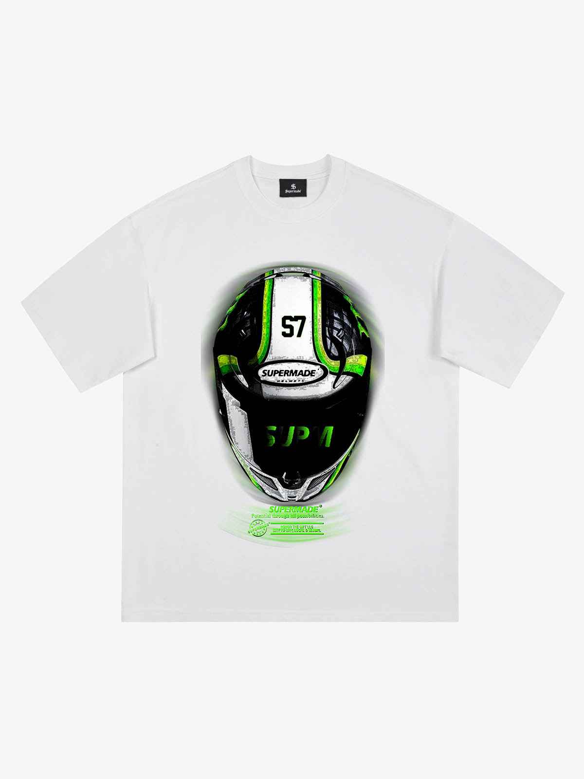 Motorcycle Helmet Graphic T-Shirt