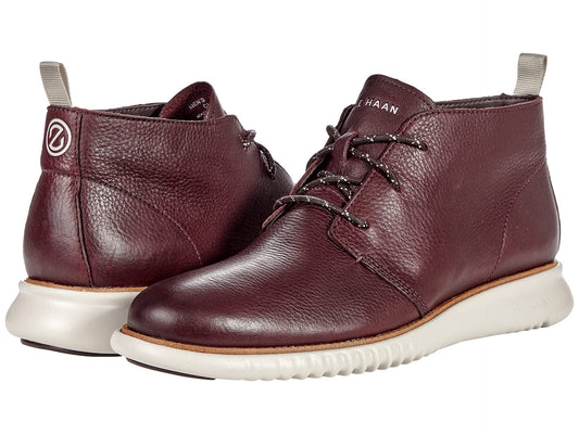 Cole Haan Mens 2.Zerogrand Chukka Boot Pinot/Dove Gray 11.5