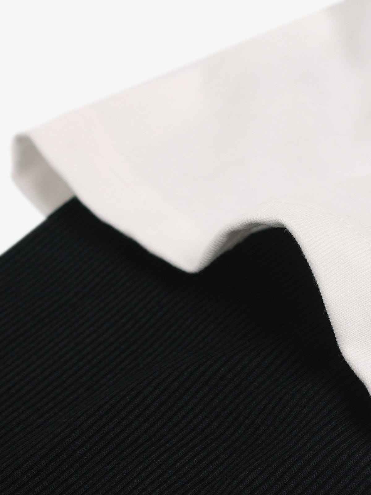 Long Sleeve Colorblock Patch