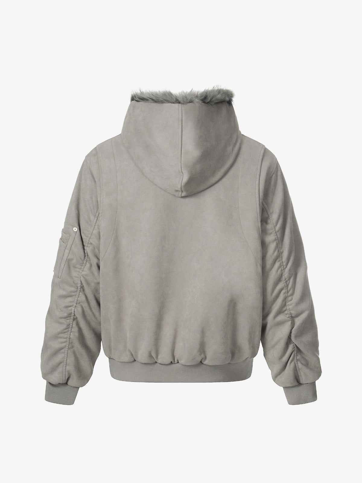 Street Fur Reversible Hooded Jacket - 2493