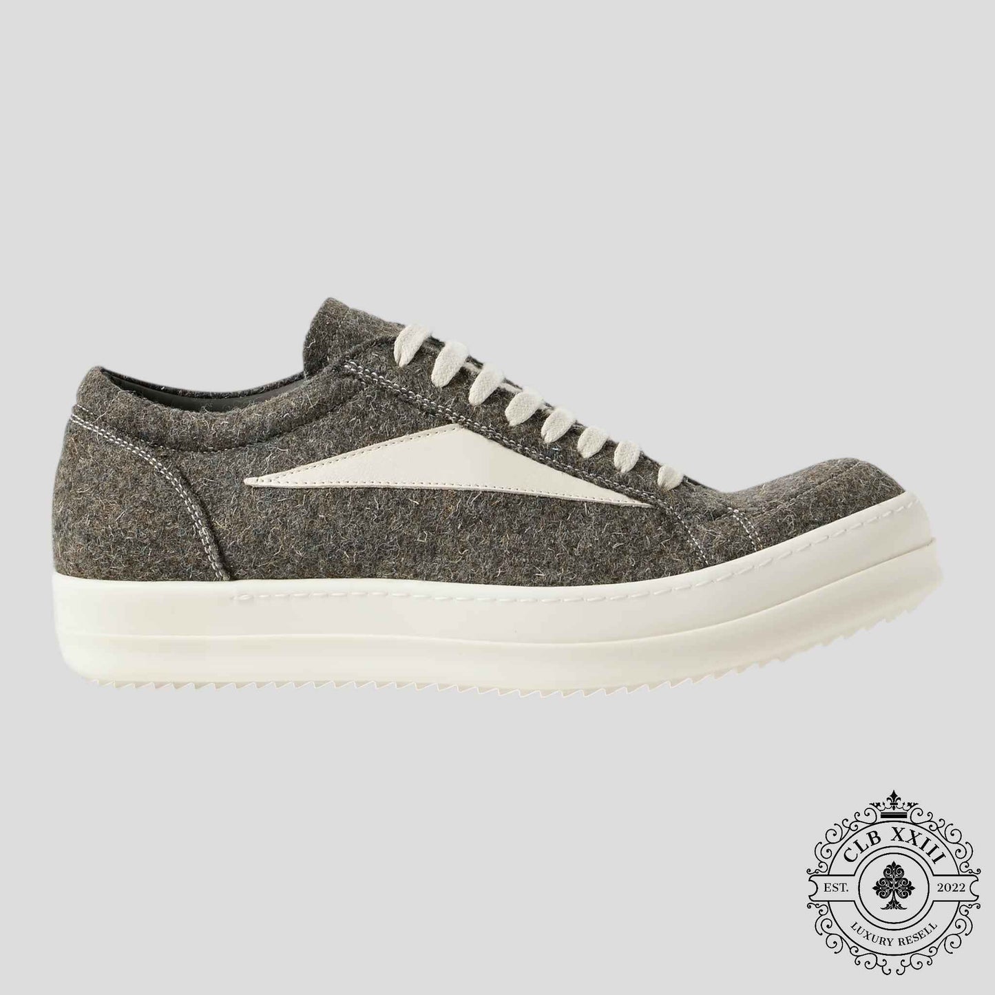 Rick Owens Vintage Low Sneakers in Wool