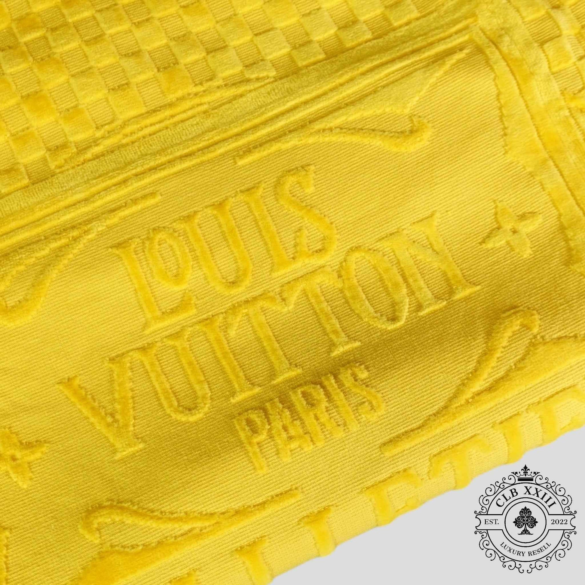 Louis Vuitton SS26 Beach Towel Bag in Yellow