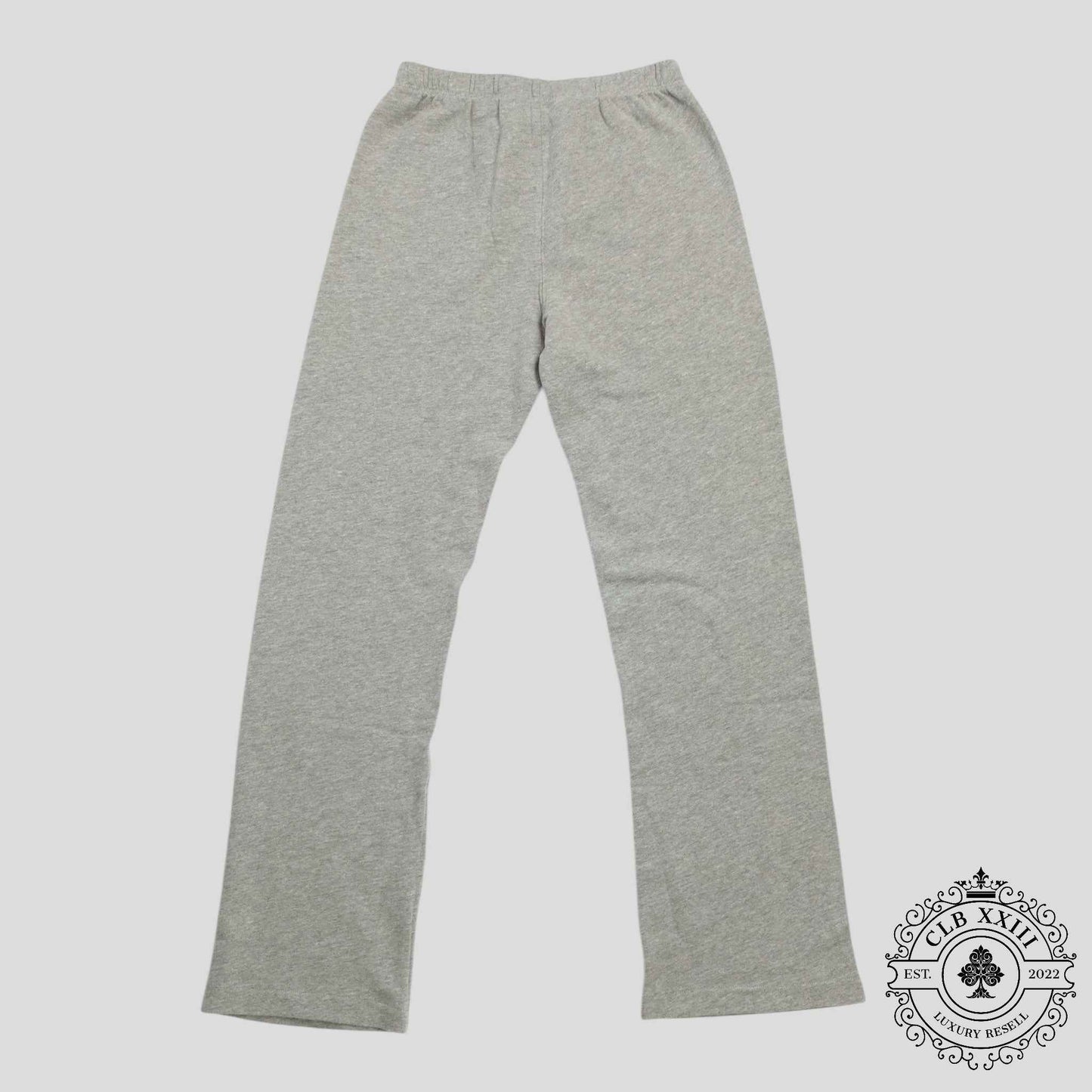 Chrome Hearts Women's Triple Cross CH Flocked Sweatpants in Grey