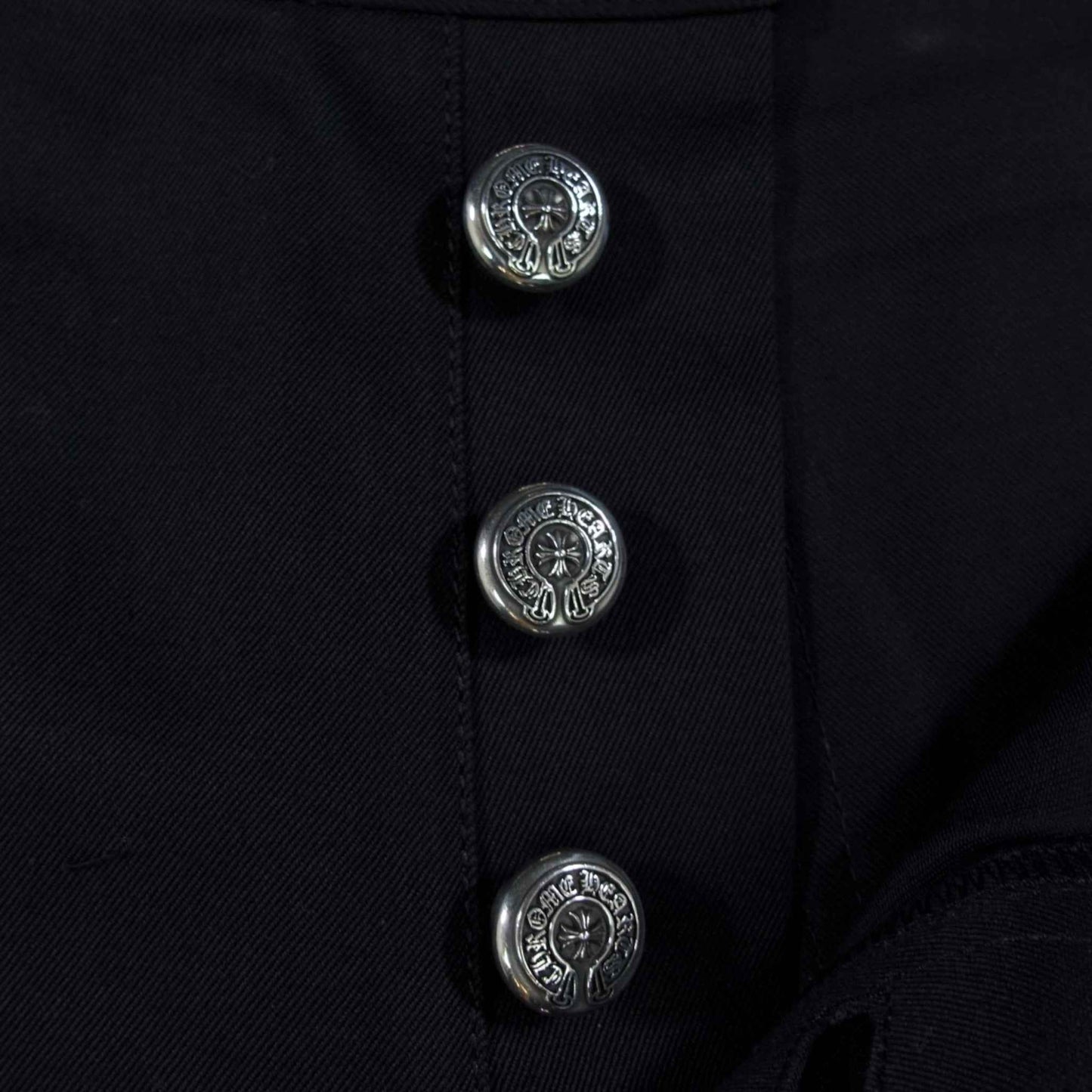 Chrome Hearts Double Knee Chino Pants in Black