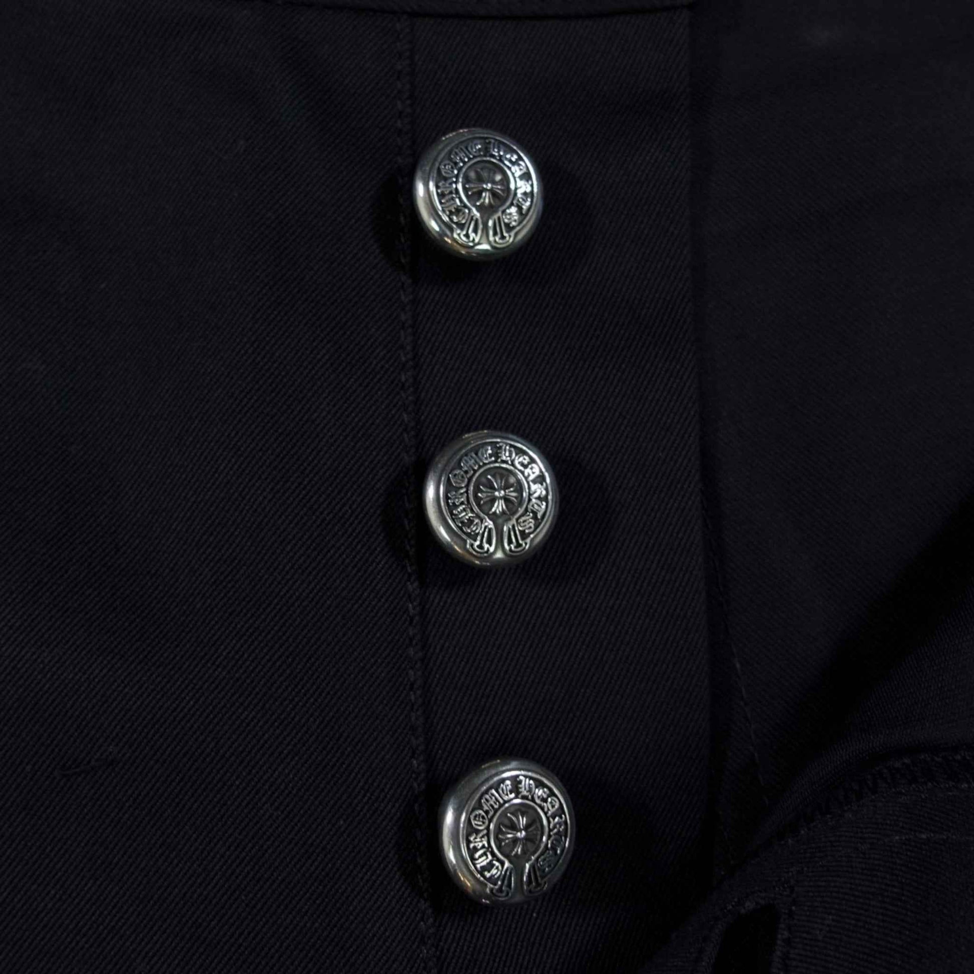 Chrome Hearts Double Knee Chino Pants in Black