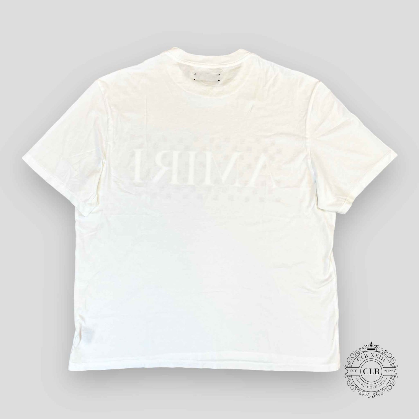 Amiri Ma Paisley Tee in White/Red