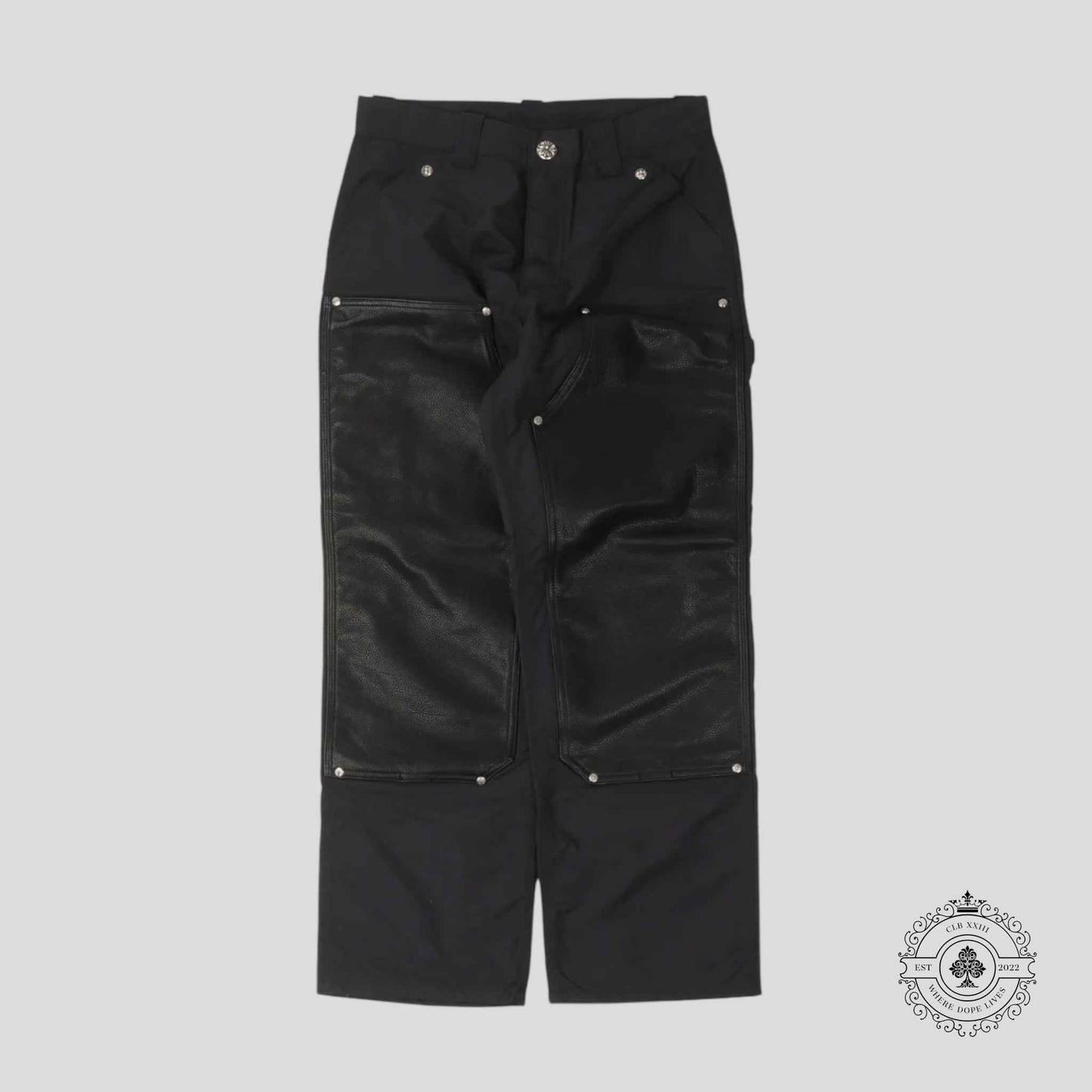 Chrome Hearts Hard Labor Double Knee Carpenter Pants