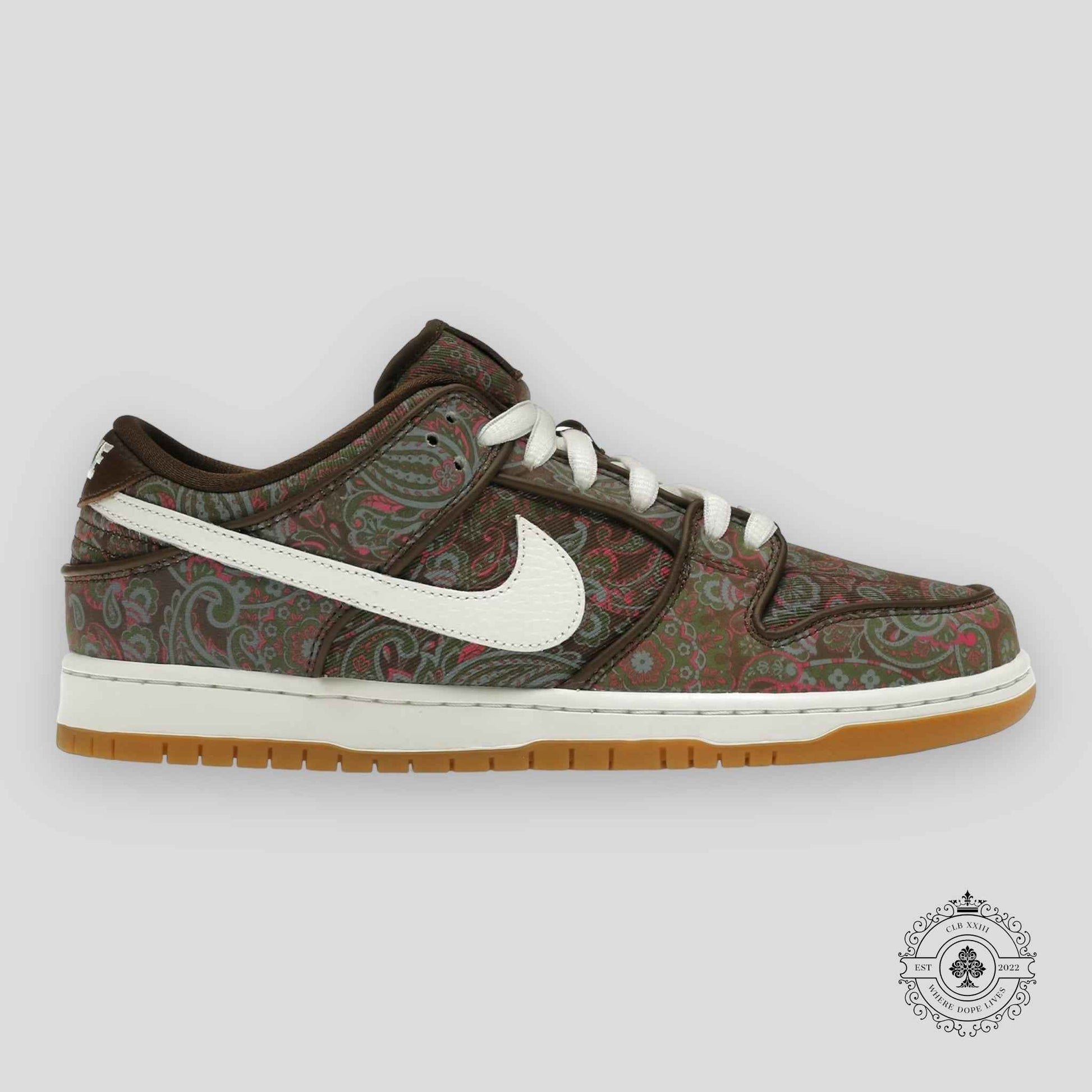 Nike SB Dunk Low Pro Paisley Brown