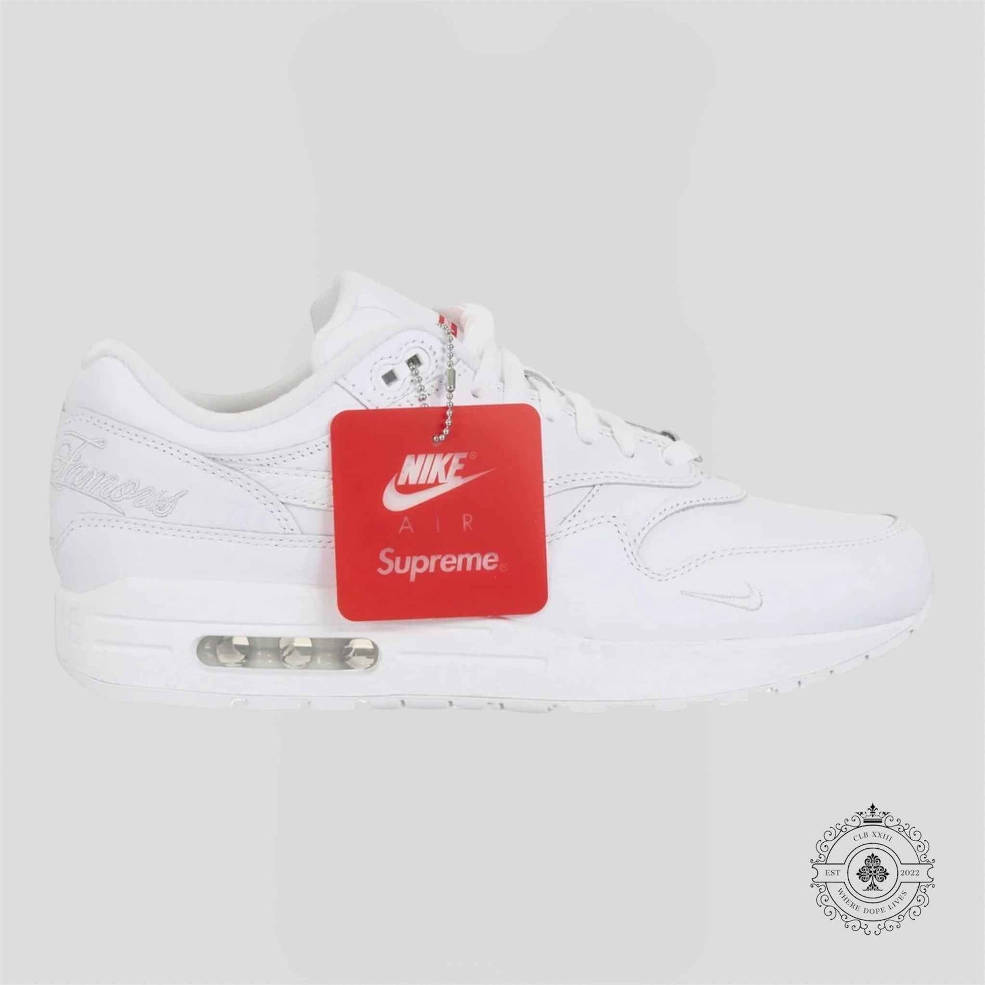 Nike Air Max 1 '87 SP Supreme Triple White