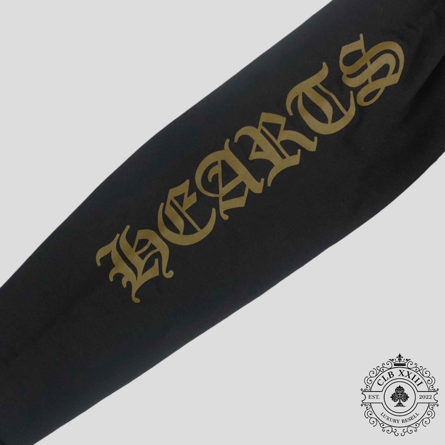 Chrome Hearts Vertical Logo Zip Up in Black / Olive