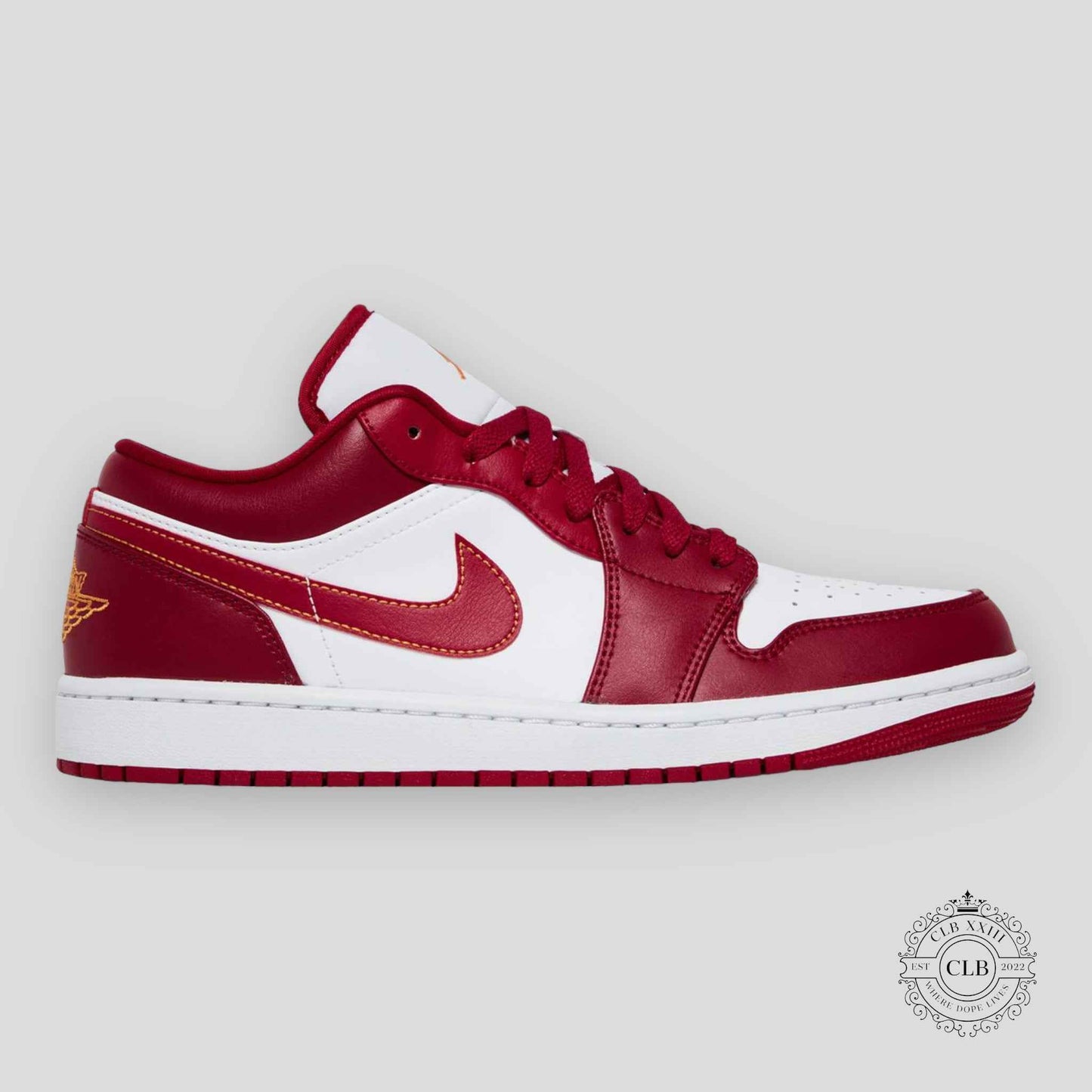 AIR JORDAN 1 LOW "CARDINAL RED"
