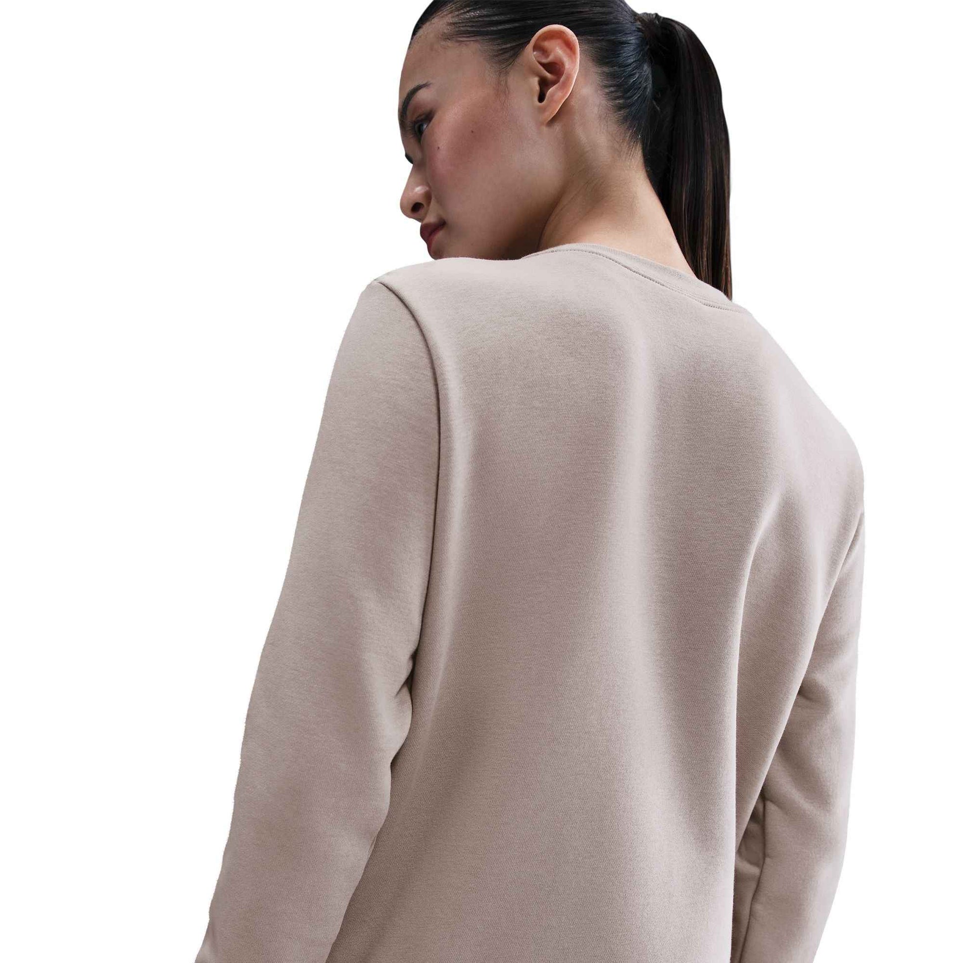 Nike Women's Sportswear Club Fleece Crewneck - Malt