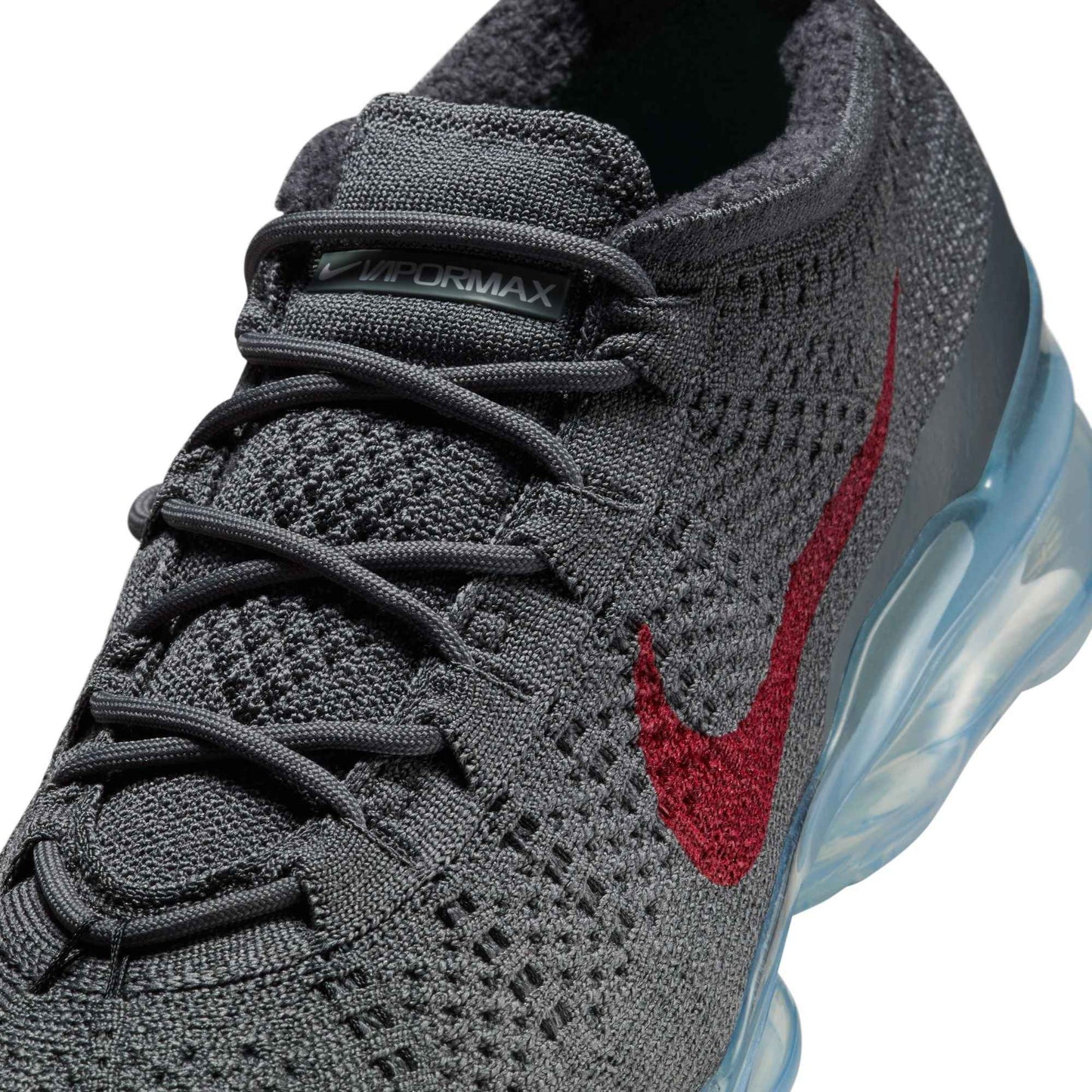 Nike Mens Air Vapormax 2023 Flyknit - Dark Grey/Gym Red