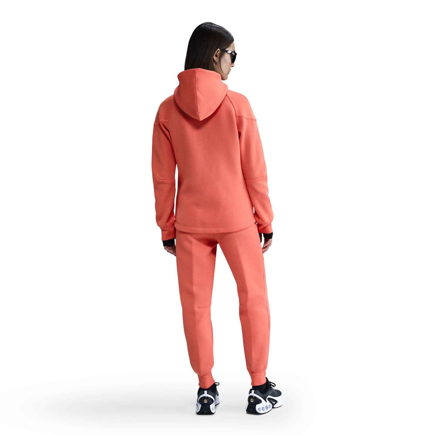 Nike Womens Sportswear Tech Fleece Windrunner Hoodie - Magic Ember/Black