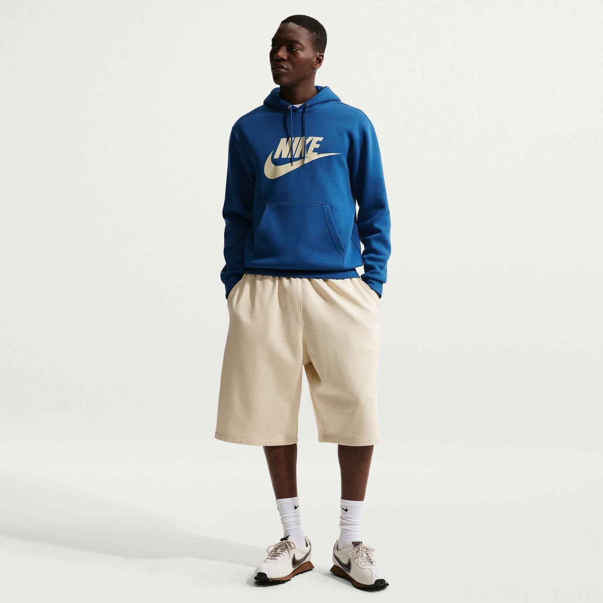 Nike Mens Fleece Pullover Hoodie - Court Blue