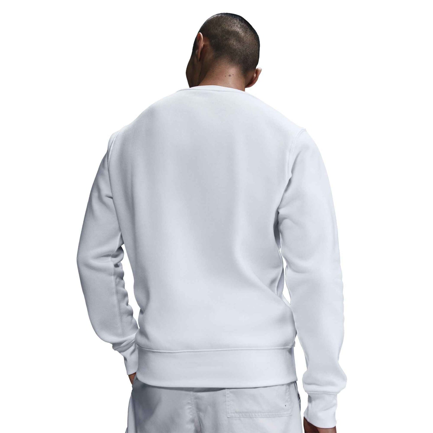Nike Men's Club Fleece Crewneck - White
