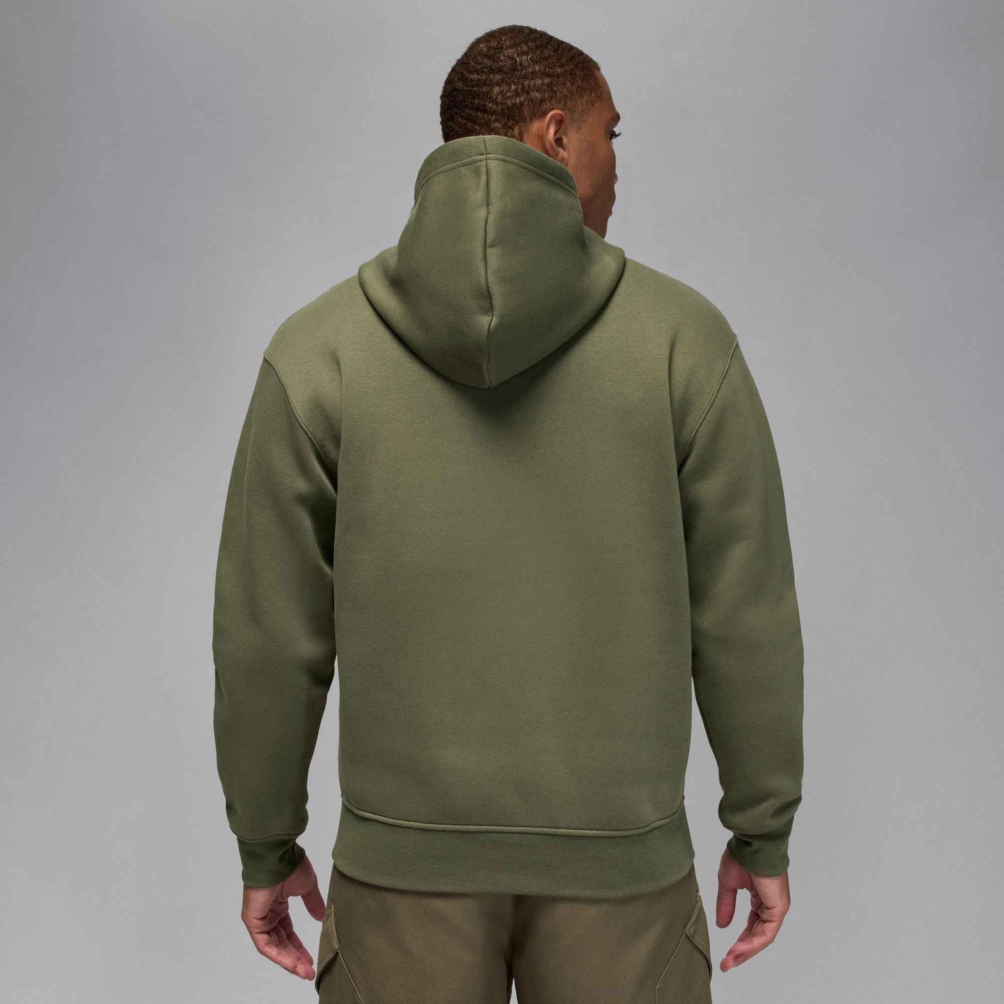 Air Jordan Mens Brooklyn Fleece Pullover Hoodie - Medium Olive