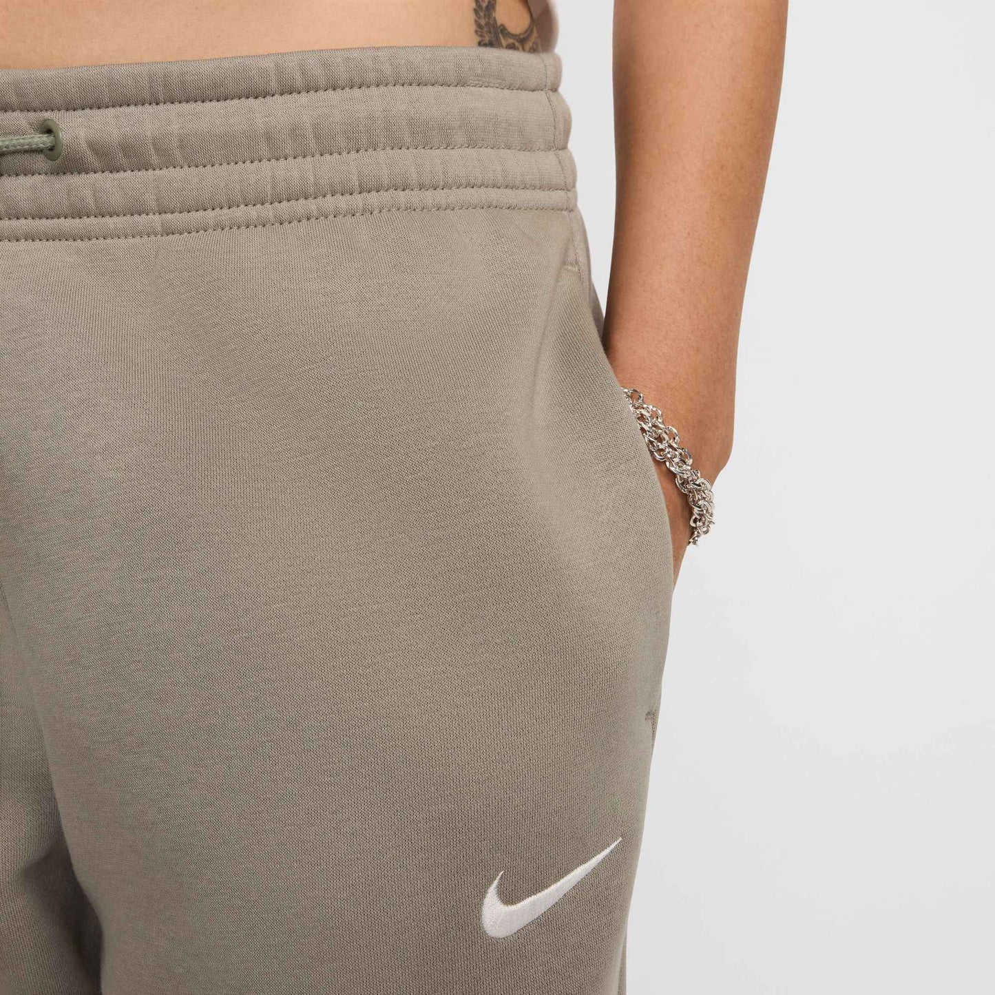 Nike Womens Sportswear Phoenix Fleece Sweatpants - Light Army
