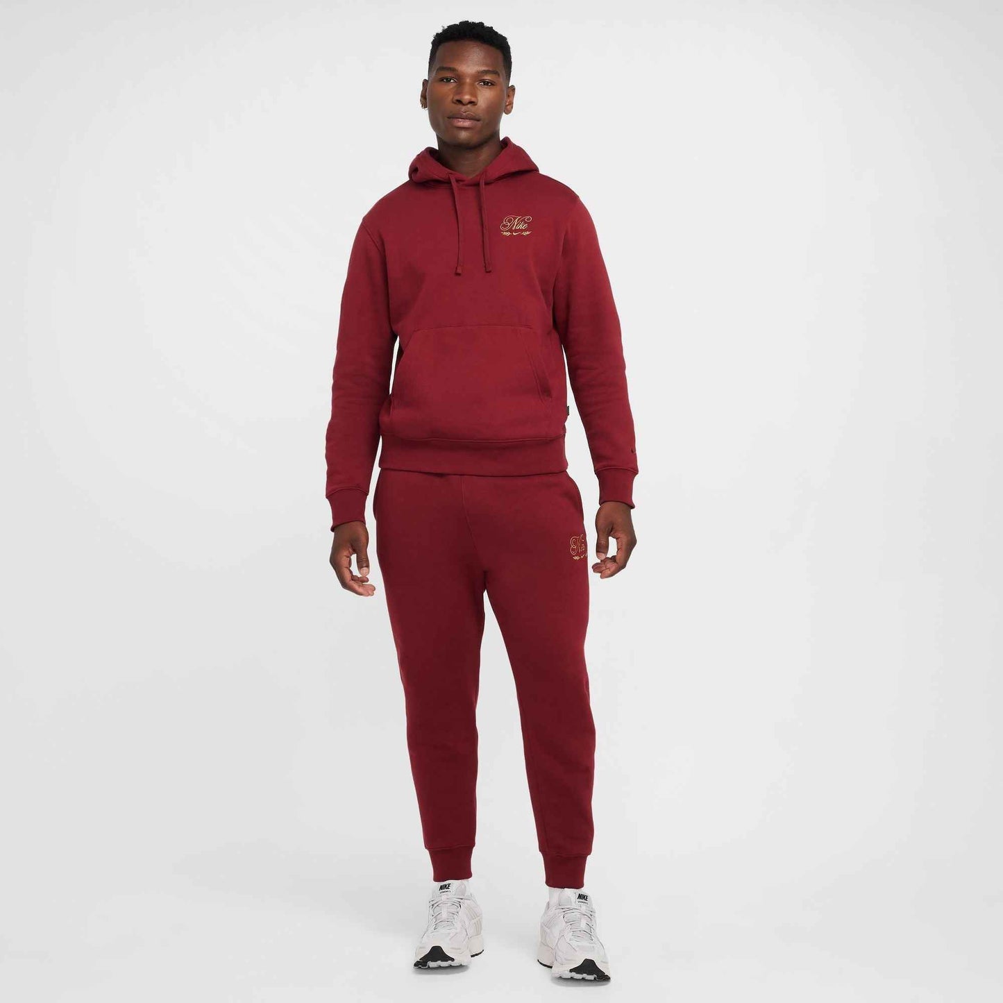 Nike Mens Club Tismen Hoodie - Team Red