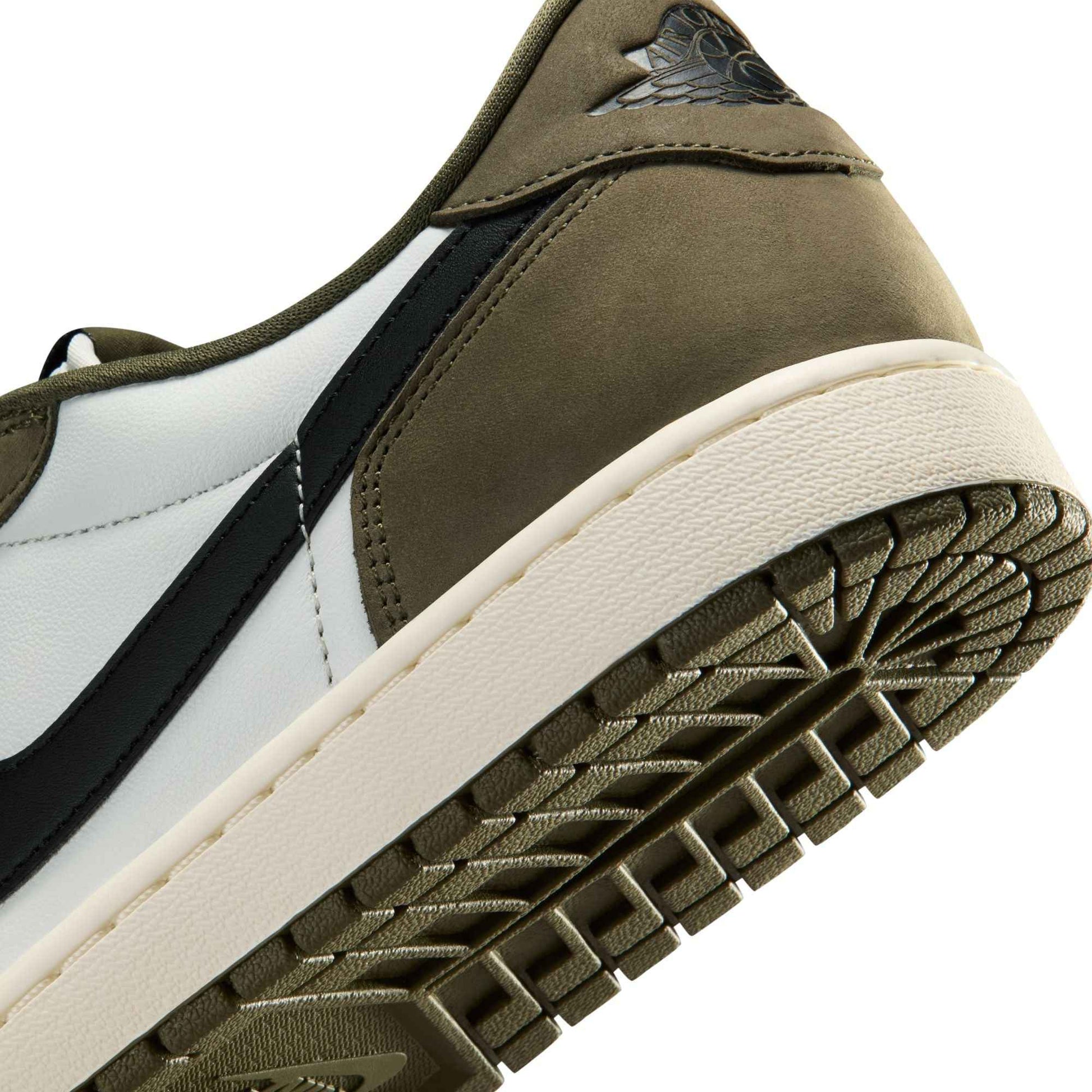 Air Jordan Mens 1 Retro Low - Medium Olive