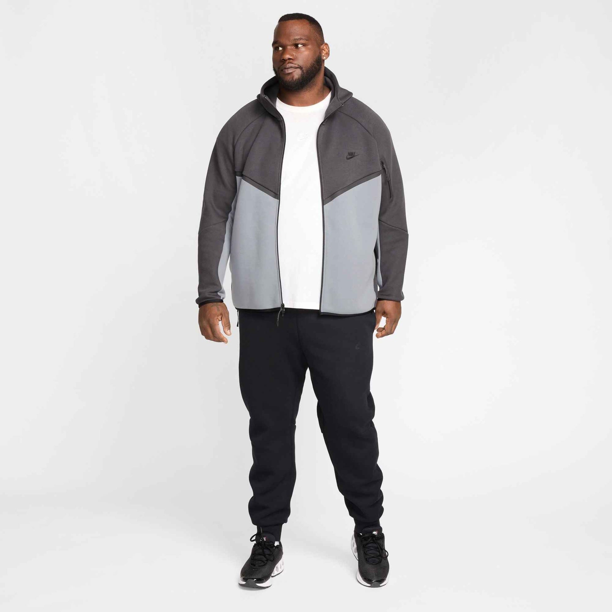 Nike Mens Tech Fleece Hoodie - Anthracite/Cool Grey