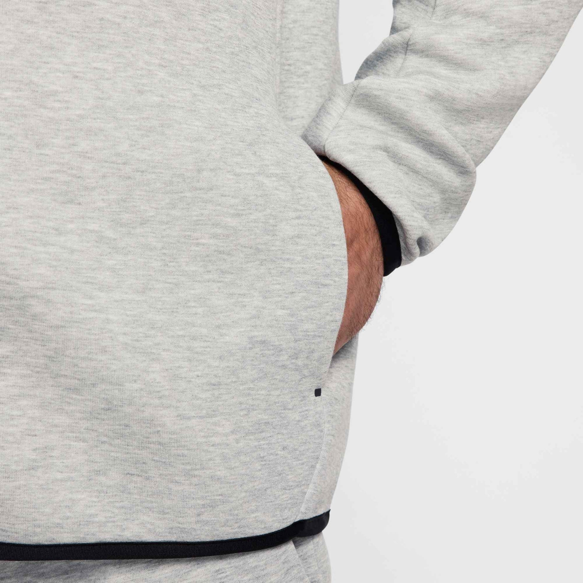 Nike Mens Tech Fleece Hoodie - Heather Grey