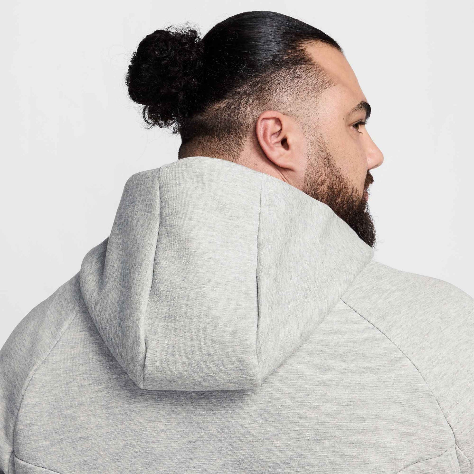 Nike Mens Tech Fleece Hoodie - Heather Grey