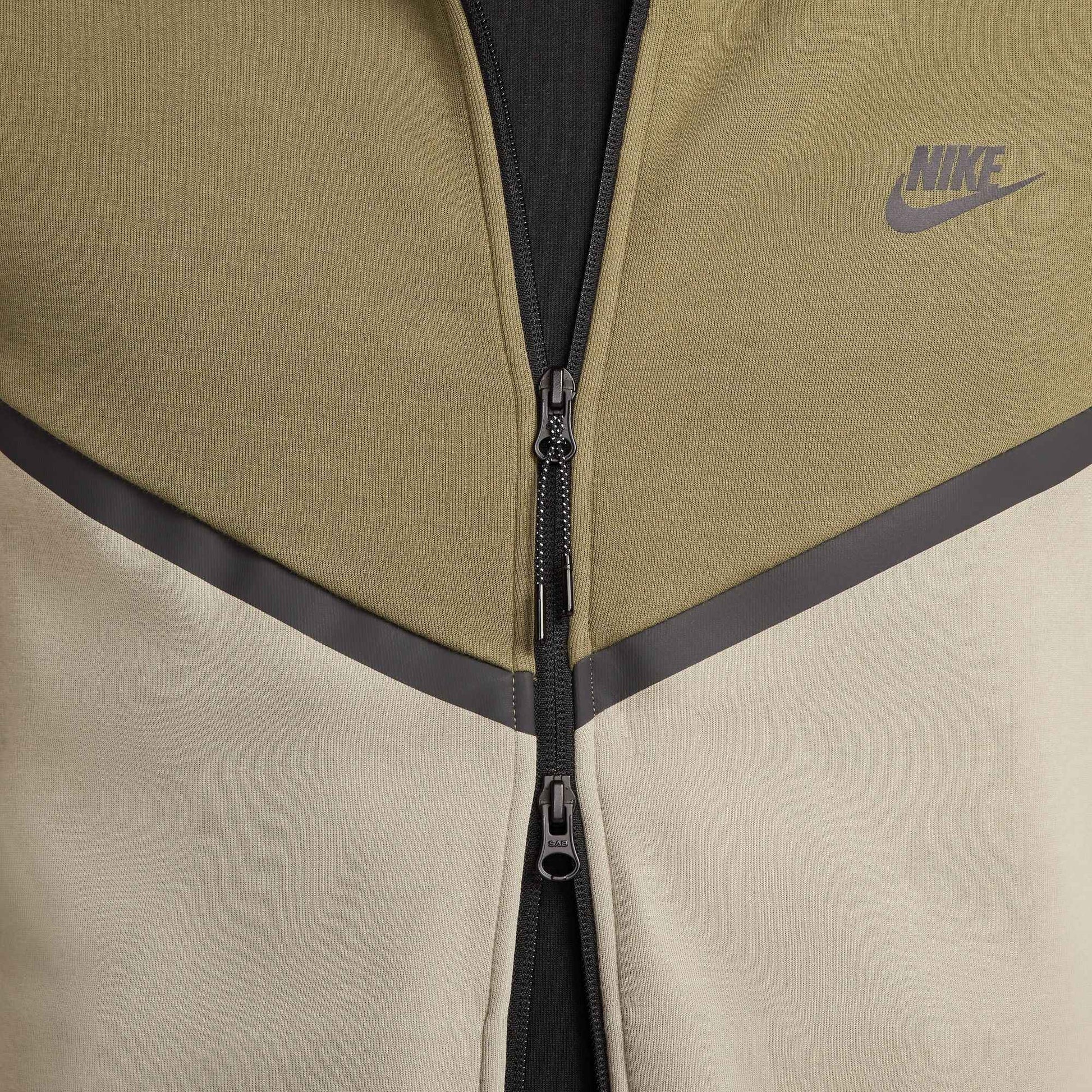 Nike Mens Tech Fleece Hoodie - Medium Olive/Light Army