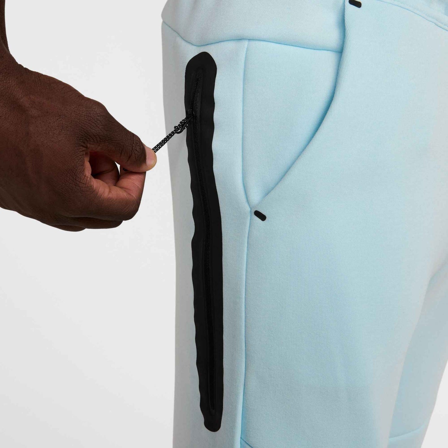 Nike Mens Tech Fleece Joggers- Glacier Blue/Black