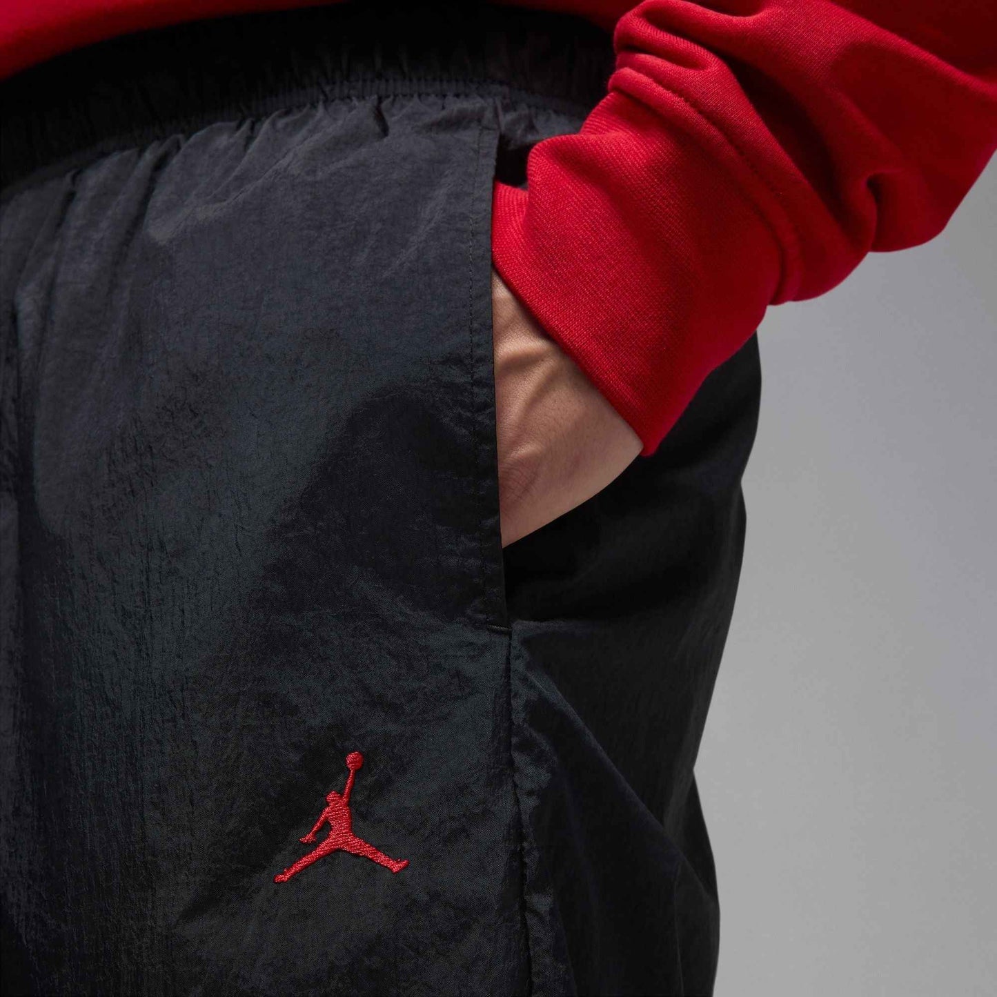 Air Jordan Mens Brooklyn Draft Pants - Black
