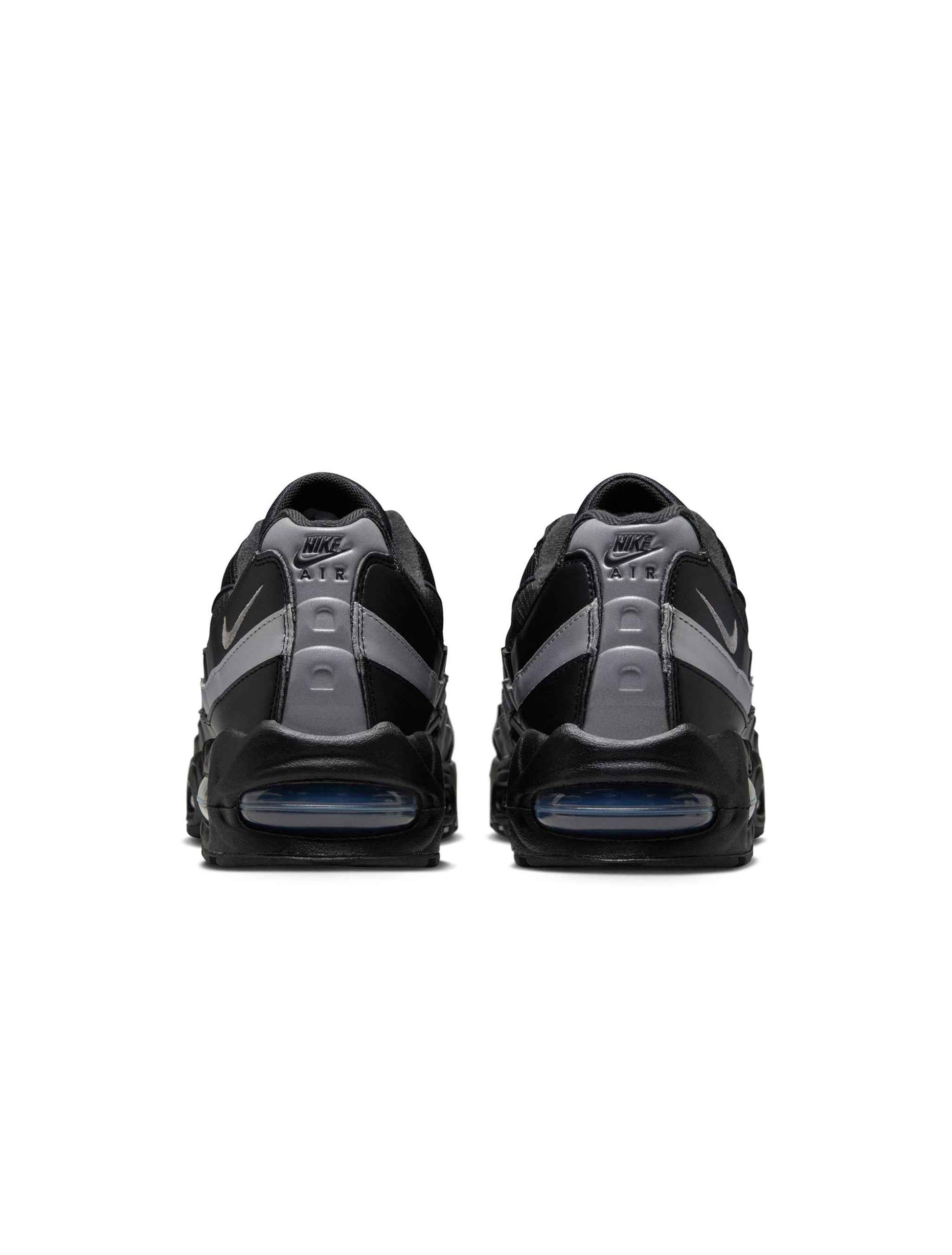 Nike Mens Air Max 95 "Big Bubble" - Black/Metallic Silver