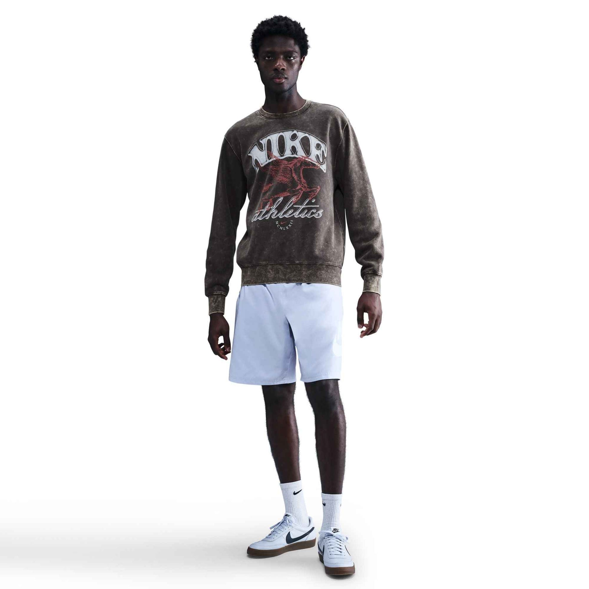 Nike Mens Sportswear Club Fleece Crewneck - Anthracite