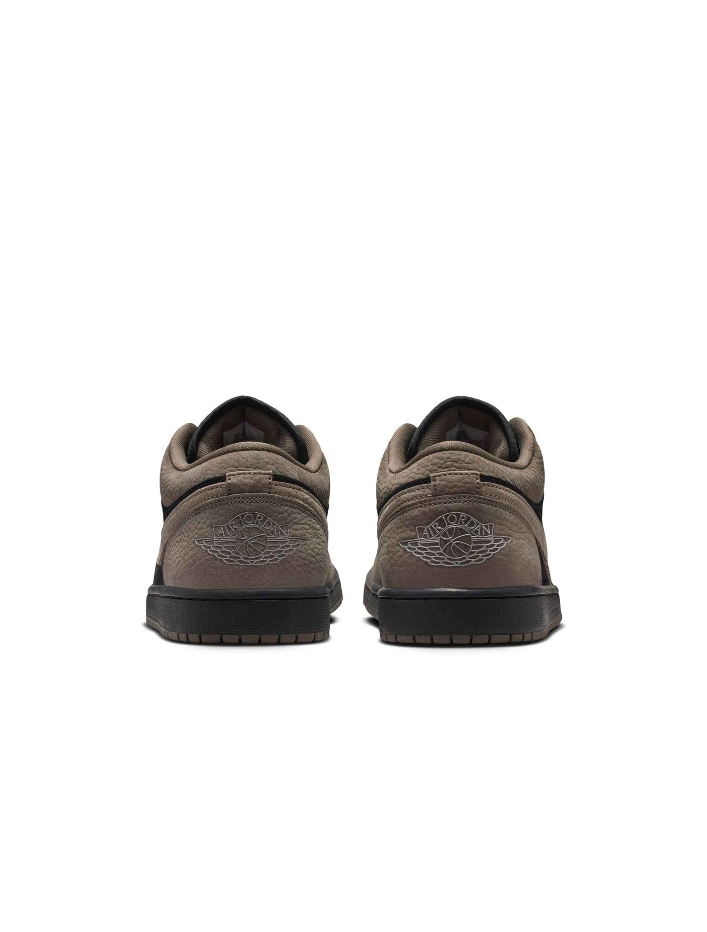 Air Jordan Mens 1 Low SE - Black/Olive Grey