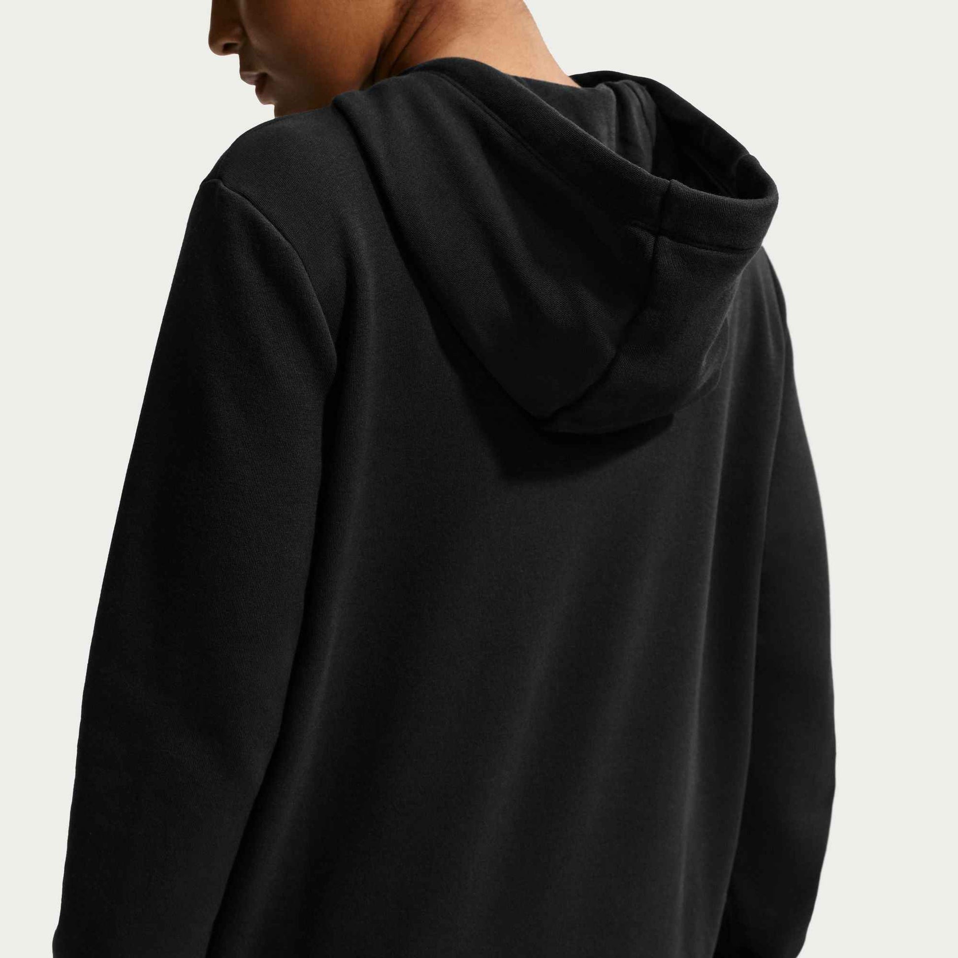 Nike Womens Fleece Graphic Pullover Hoodie - Black