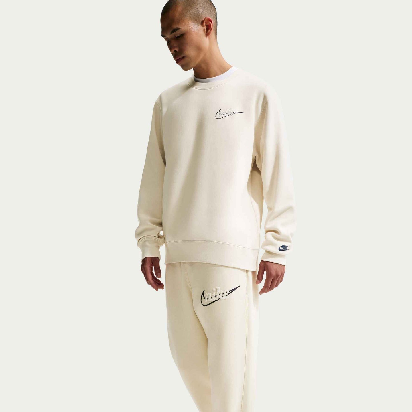 Nike Mens Fleece Joggers - Light Khaki
