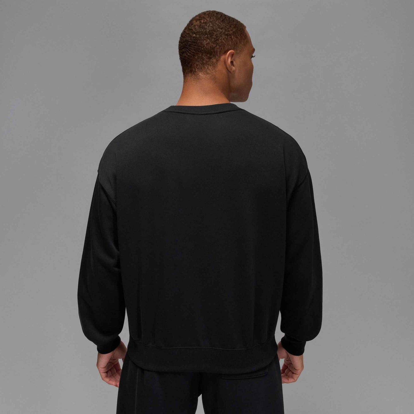 Air Jordan Mens Gamma Fleece Sweatshirt - Black