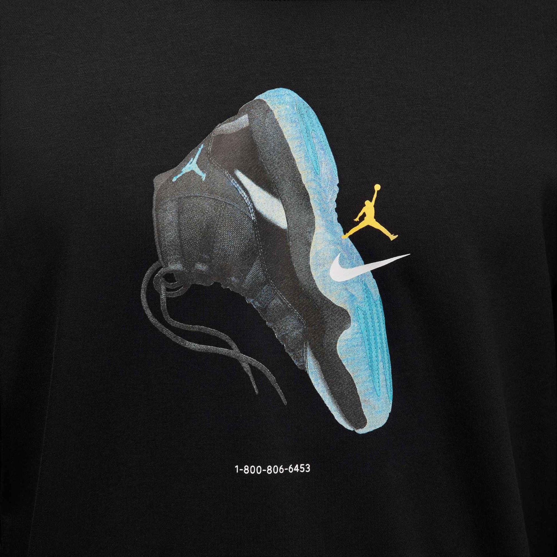 Air Jordan Mens Gamma Fleece Sweatshirt - Black