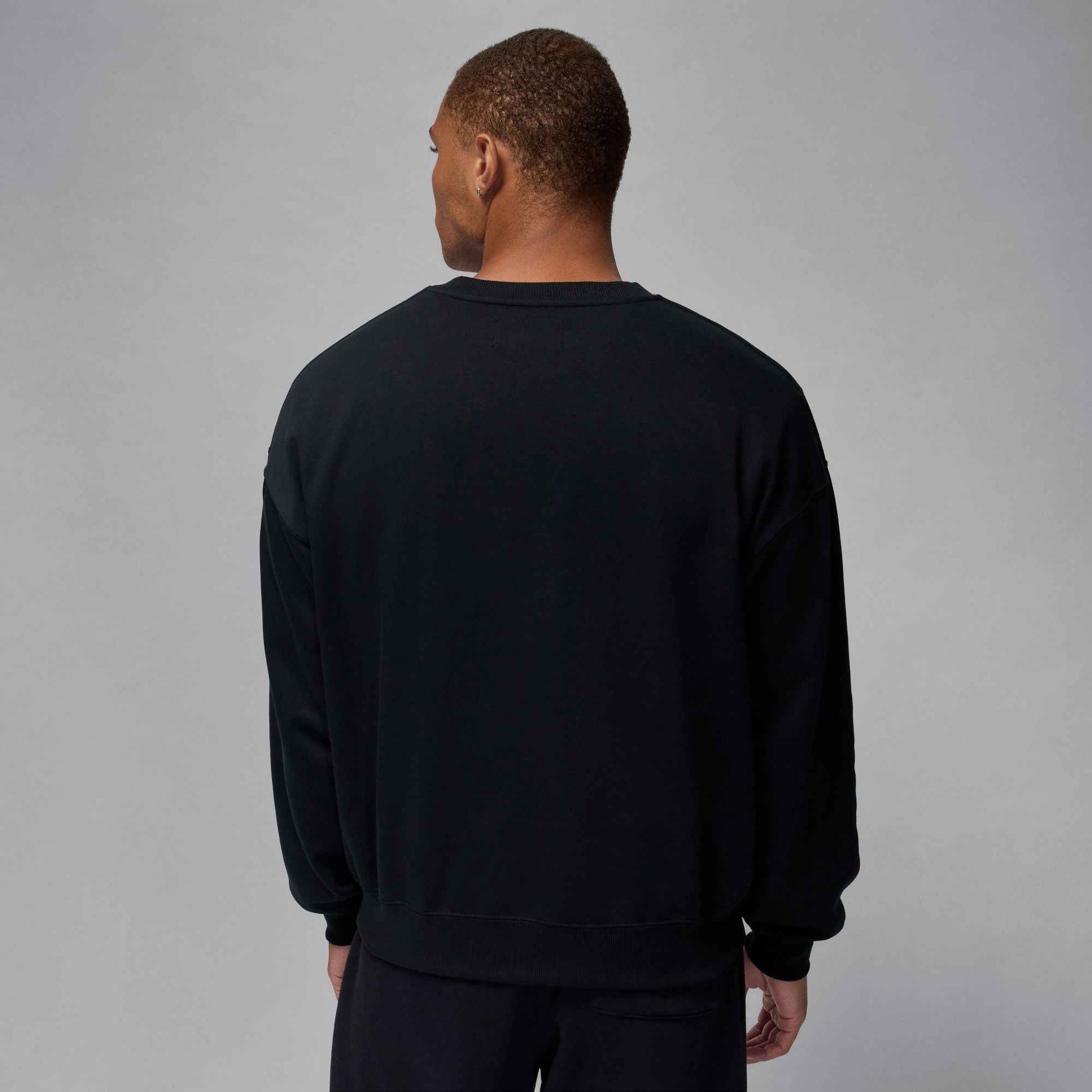 Air Jordan Mens French Terry Realtree Crewneck - Black