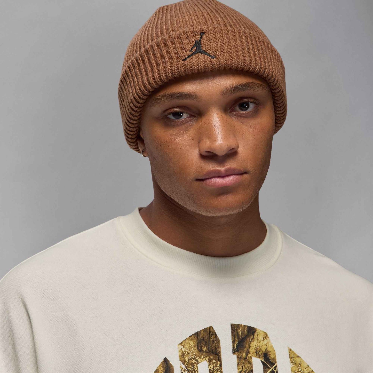 Air Jordan Mens French Terry Realtree Crewneck - Sail