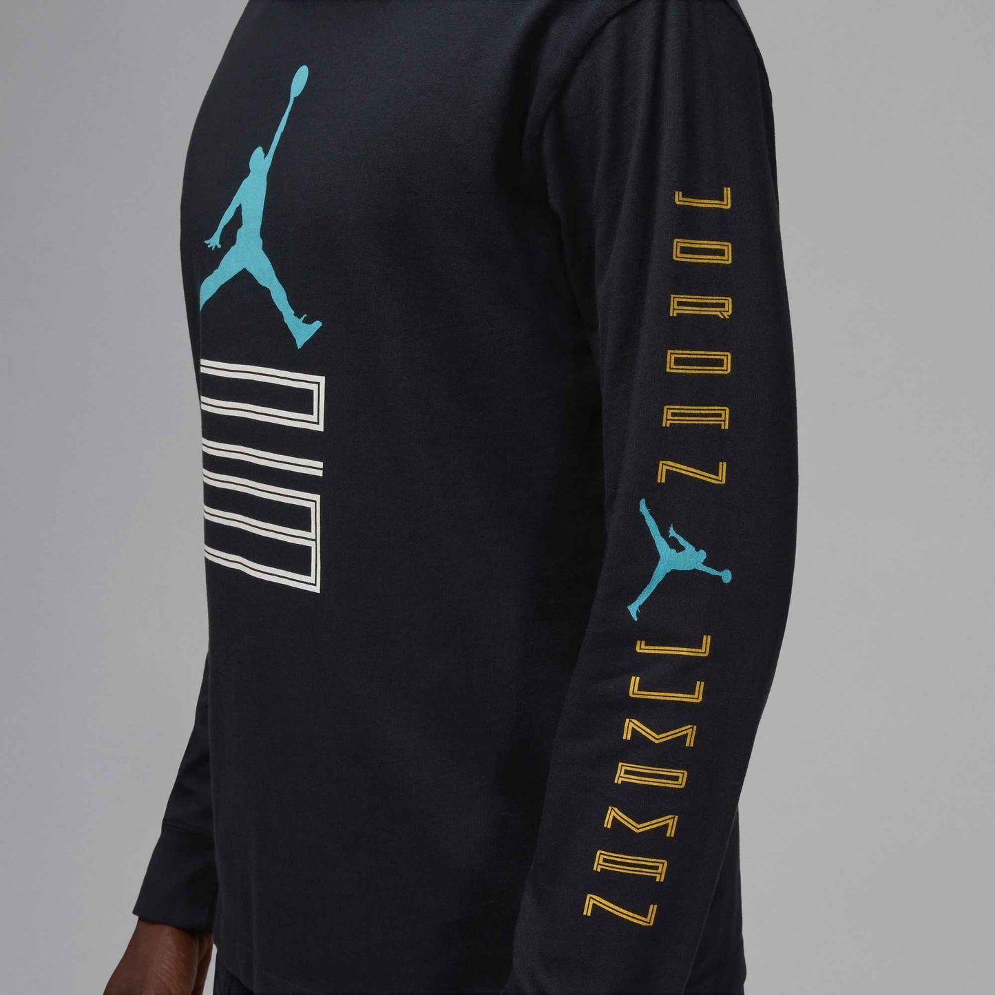 Air Jordan Mens Gamma Long Sleeve - Black