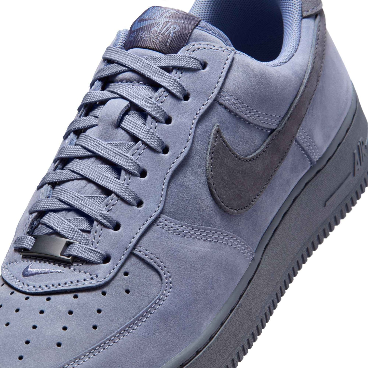 Nike Mens Air Force 1 Low Retro Premium - Dark Sky Blue