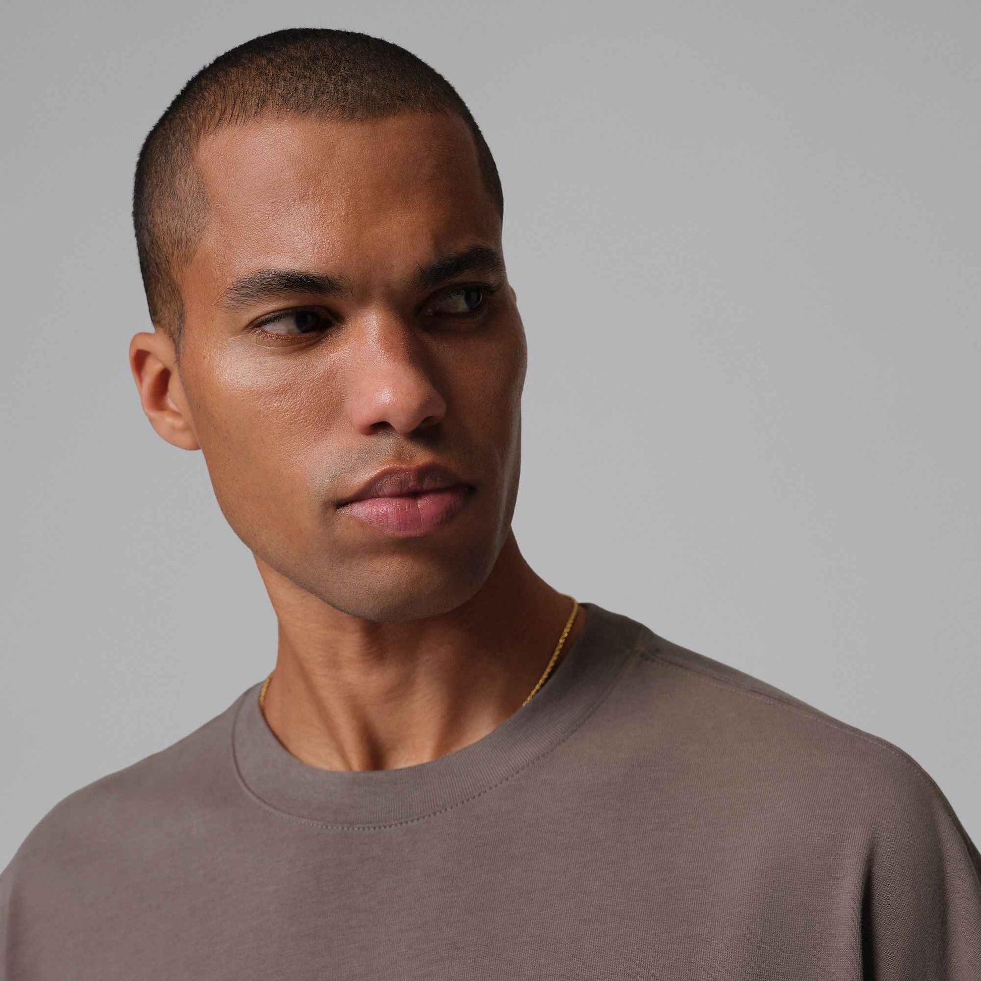 Air Jordan Mens Air Long Sleeve - Cave Stone