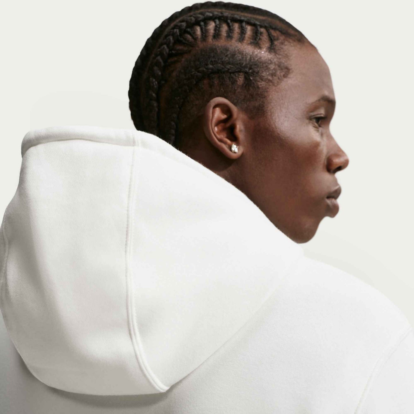 Nike Mens Fleece Hoodie - Sail