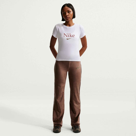 Nike Womens Cropped Tee - White