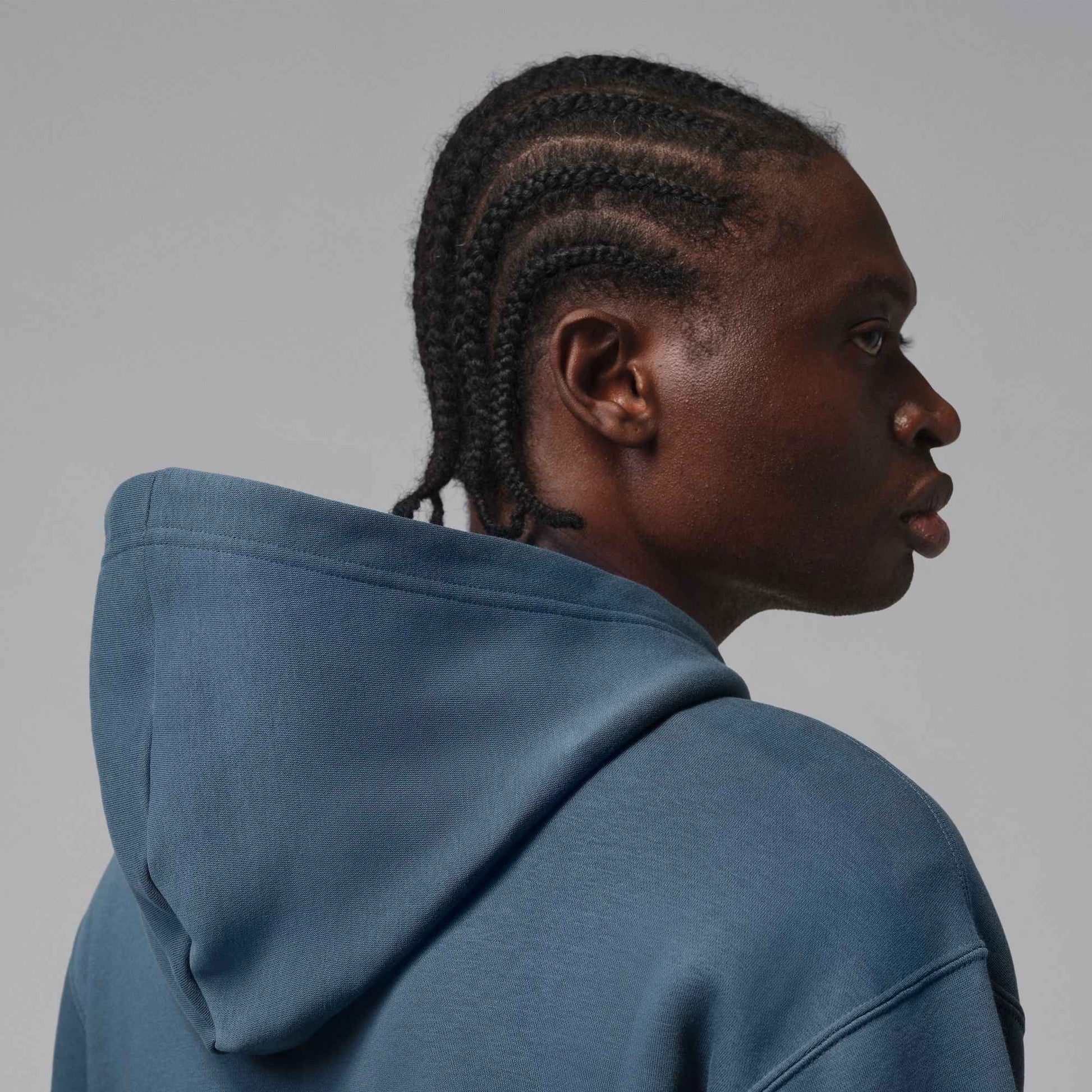Air Jordan Mens Brooklyn Fleece Pullover Hoodie - Squadron Blue